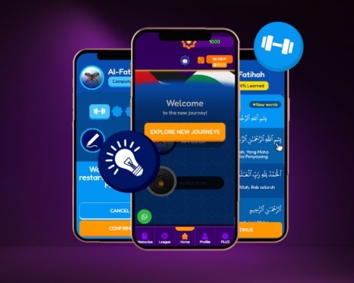 Think Quran App Interface
